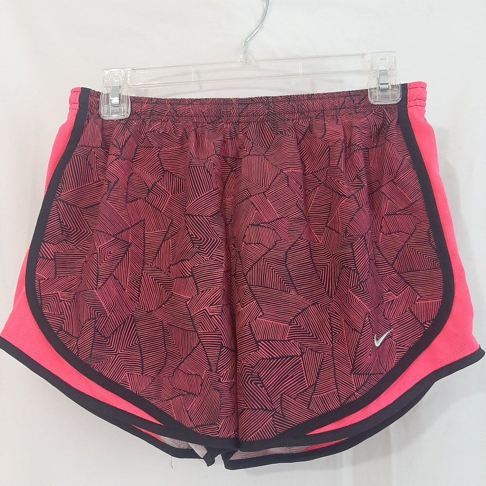 Nike Dri-Fit Running Shorts Hot Pink Geometric Design Women's  M